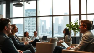 Creative Collaboration in a Modern Workspace
